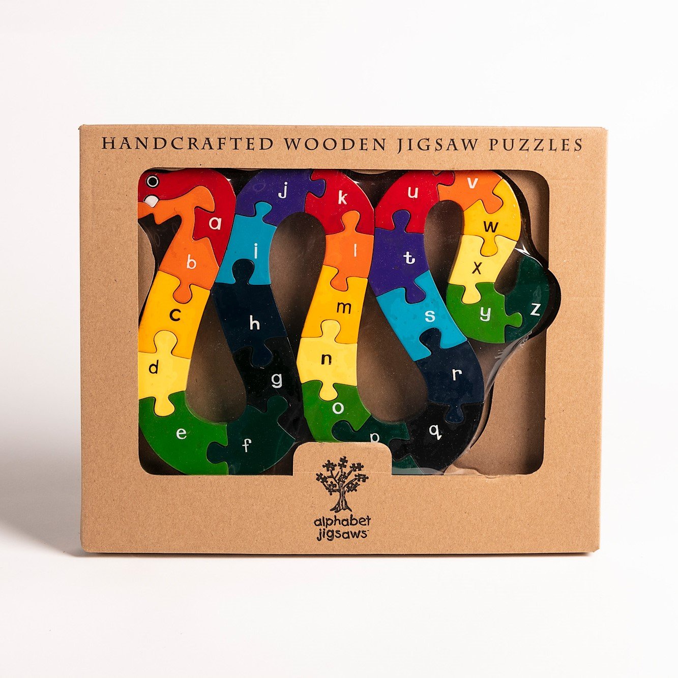 SNAKE - Wooden Alphabet Jigsaw Puzzle