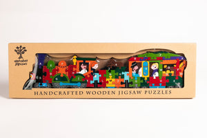 TRAIN - Wooden Alphabet Jigsaw Puzzle