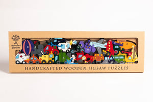 TRANSPORT - Wooden Alphabet Jigsaw Puzzle