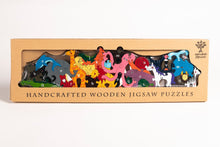Load image into Gallery viewer, ZOO - Wooden Alphabet Jigsaw Puzzle
