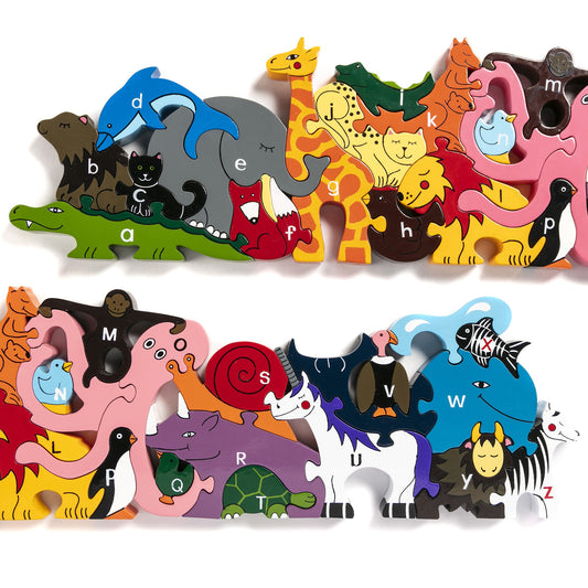 ZOO - Wooden Alphabet Jigsaw Puzzle