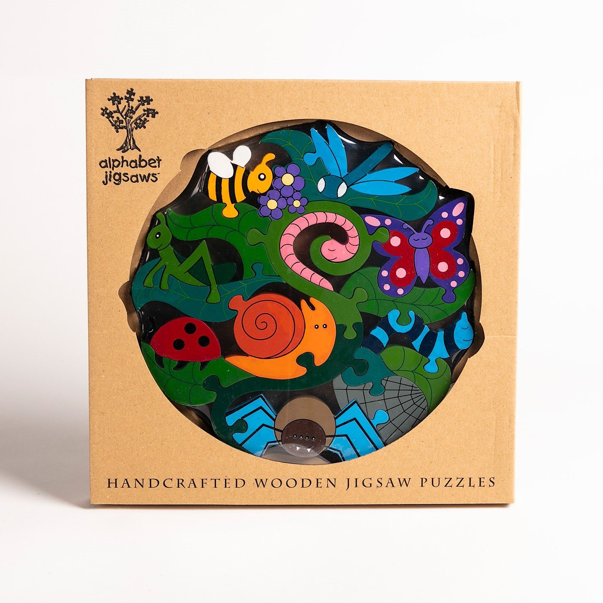 CREEPY CRAWLIES - Wooden Number Jigsaw Puzzle