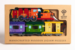 TRAIN - Wooden Number Jigsaw Puzzle