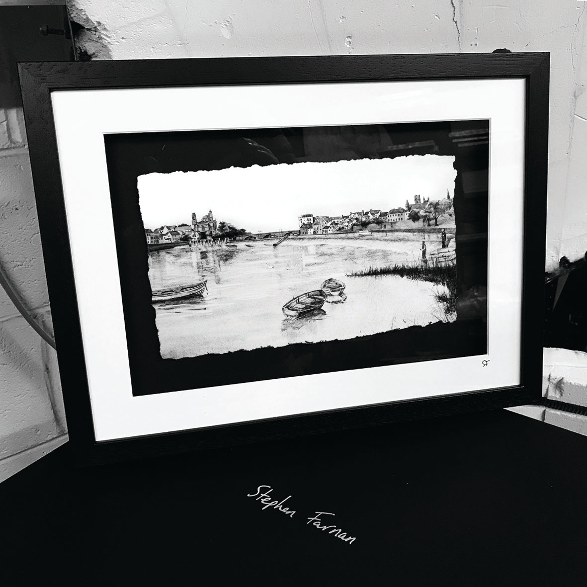 ATHLONE ON THE SHANNON - River Town Central Ireland County Westmeath by Stephen Farnan