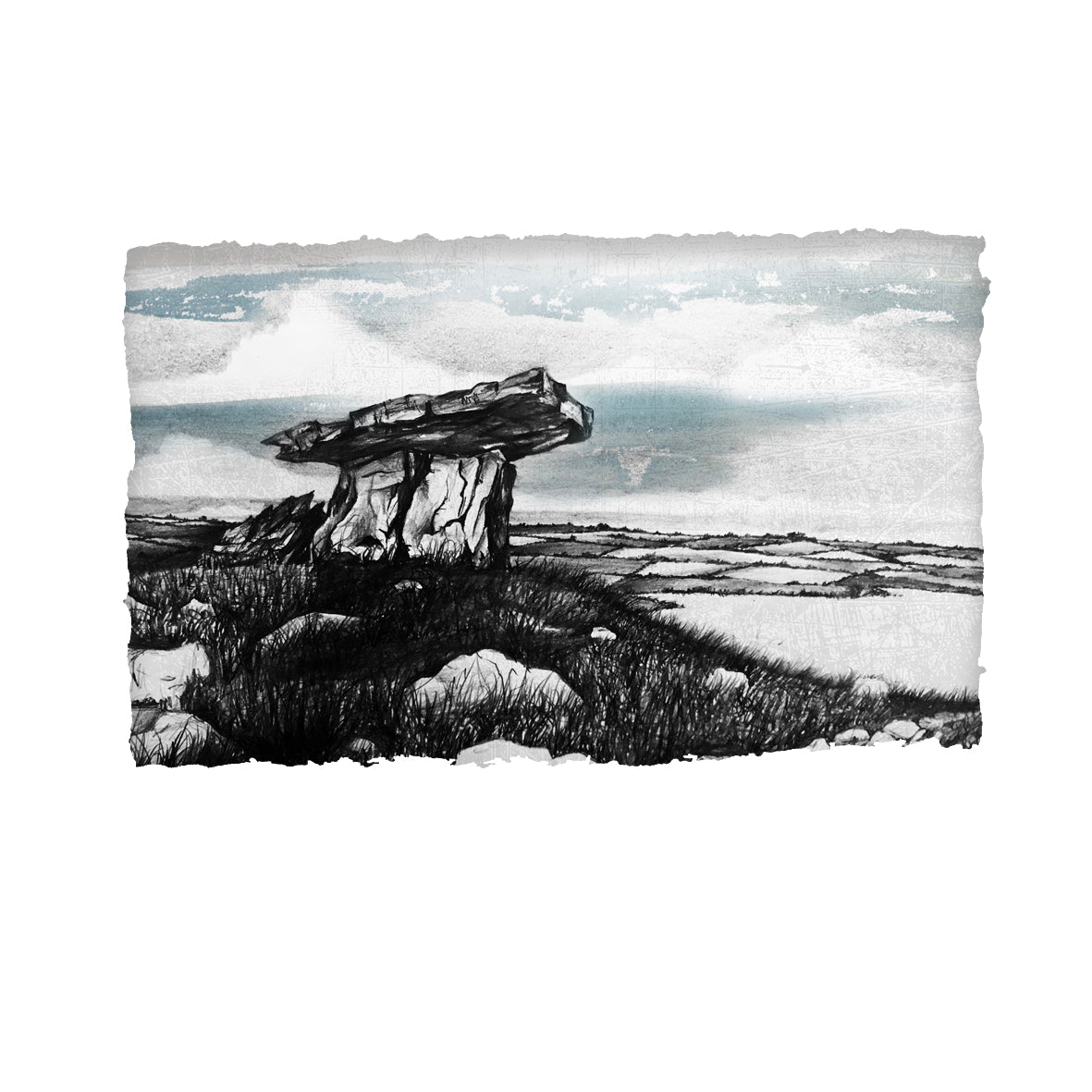 ANCIENT IRELAND - Dolman Historic Irish Stones West of Ireland by Stephen Farnan