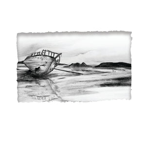 BÁD EDDIE, BUNBEG - County Donegal Shipwreck Boat Castaway by Stephen Farnan