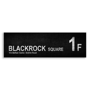 BLACKROCK SQUARE 1F via Belfast Castle / Antrim Road