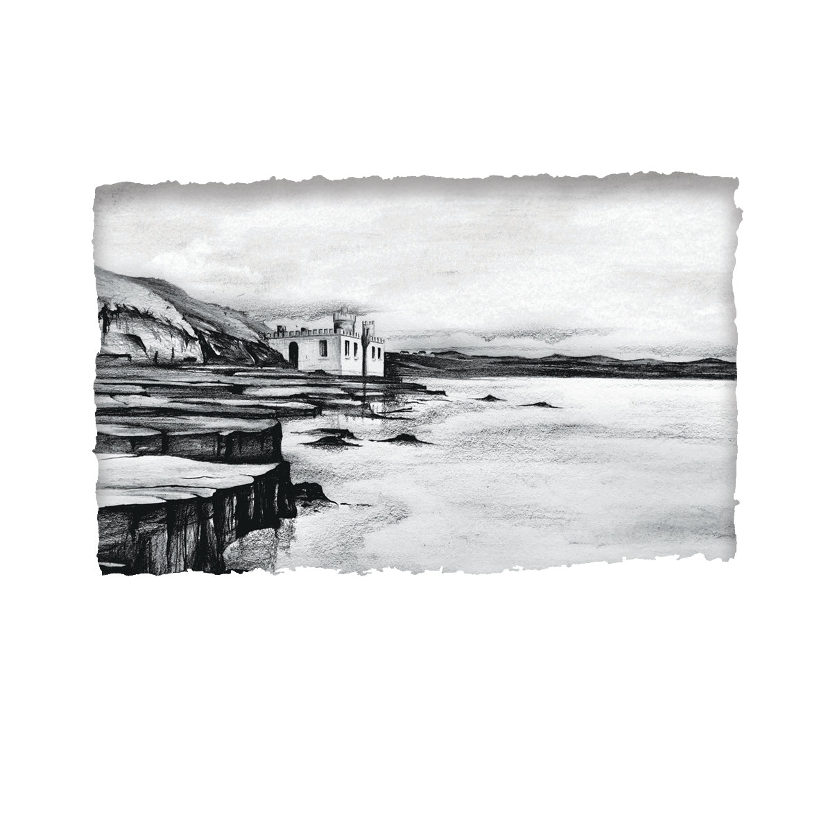 BATH HOUSE, ENNISCRONE - Old Cliff Baths Diamond Coast County Sligo Stephen Farnan