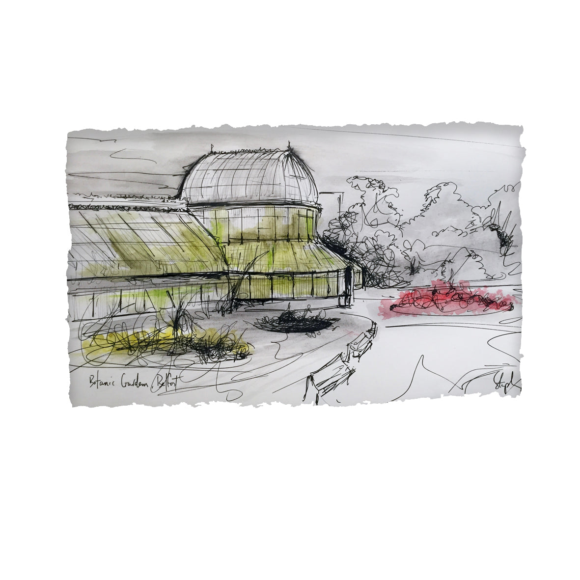BOTANIC GARDENS, BELFAST  - Ulster Museum Lanyon County Antrim by Stephen Farnan
