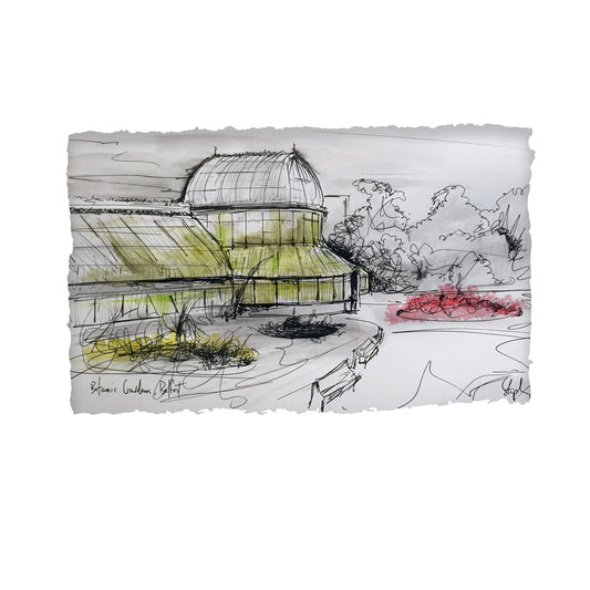 BOTANIC GARDENS, BELFAST  - Ulster Museum Lanyon County Antrim by Stephen Farnan