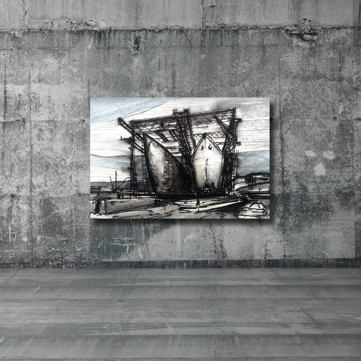 BUILDING TITANIC - The Shipyard Belfast County Antrim by Stephen Farnan