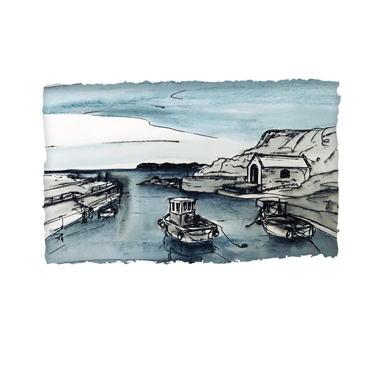 BALLINTOY HARBOUR - County Antrim by Stephen Farnan