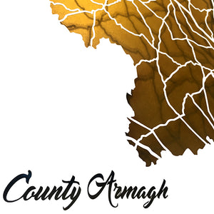 ARMAGH - Papercut map - Designed Imagined Made in Ireland