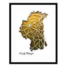Load image into Gallery viewer, ARMAGH - Papercut map - Designed Imagined Made in Ireland
