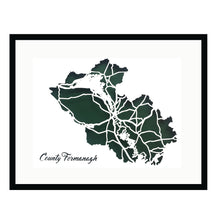 Load image into Gallery viewer, County FERMANAGH - Papercut map - Designed Imagined Made in Ireland
