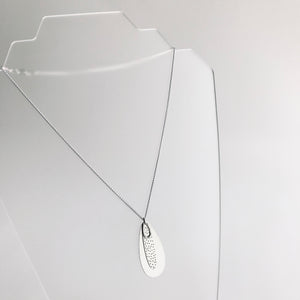 Layered Oblong Leaf Pendant - Shore Collection, Made in Ireland