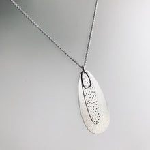 Load image into Gallery viewer, Layered Oblong Leaf Pendant - Shore Collection, Made in Ireland
