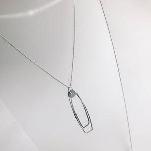 Line Pendant - Sterling Silver Line Collection, Made in Ireland