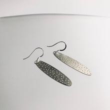 Load image into Gallery viewer, Leaf drop Earrings Sterling Silver - Small, Shore Collection, Made in Ireland
