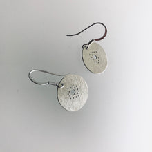 Load image into Gallery viewer, Circle drop Earrings Sterling Silver - Circle Collection, Made in Ireland
