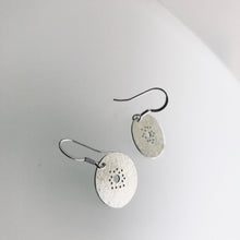 Load image into Gallery viewer, Circle drop Earrings Sterling Silver - Circle Collection, Made in Ireland
