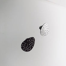 Load image into Gallery viewer, Leaf Stud Earrings Sterling Silver - Shore Collection, Made in Ireland
