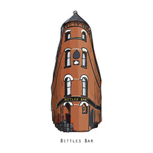 Load image into Gallery viewer, BITTLES BAR - Belfast Pub Print - Made in Ireland
