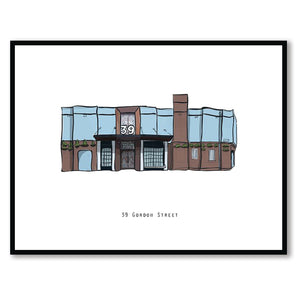 39 GORDON STREET - Belfast Pub Print - Made in Ireland