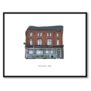 COSGROVE BAR - Belfast Pub Print - Made in Ireland