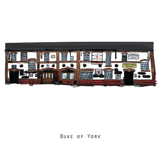 DUKE OF YORK - Belfast Pub Print - Made in Ireland