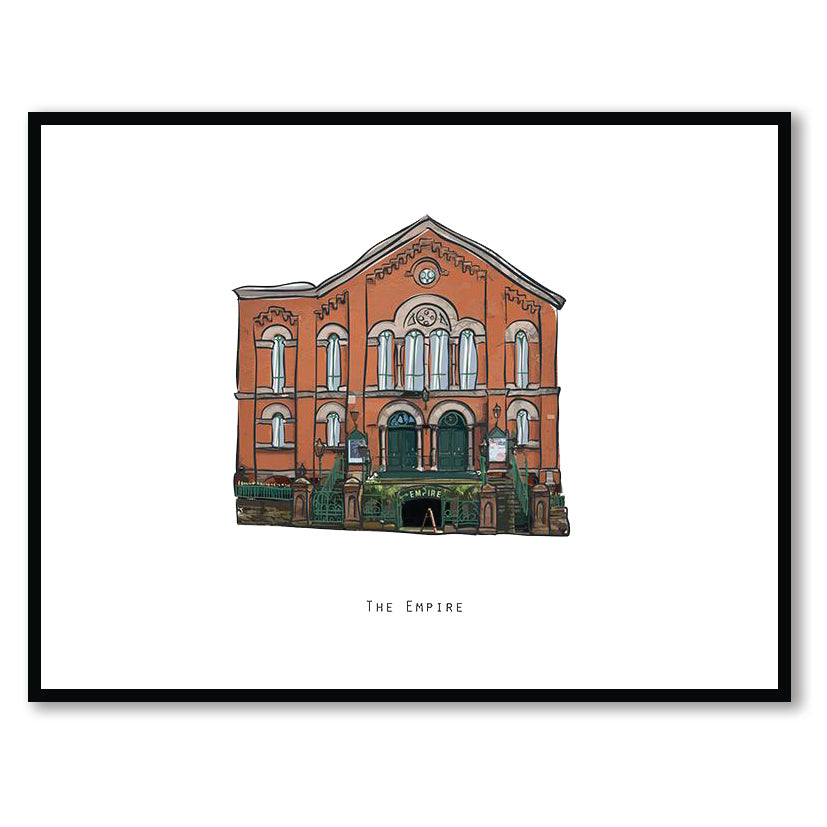 The EMPIRE - Belfast Pub Print - Made in Ireland