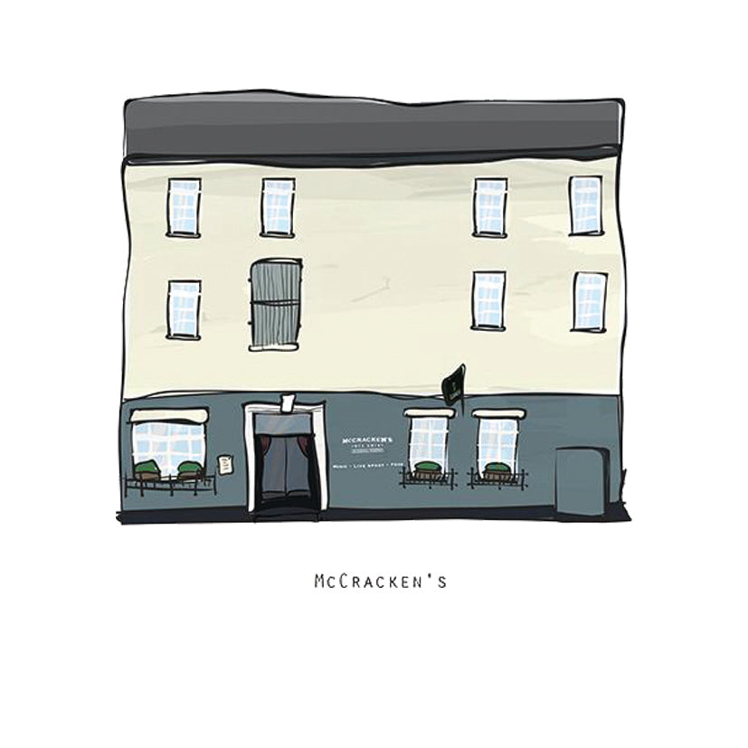 MCCRACKEN’S - Belfast Pub Print - Made in Ireland