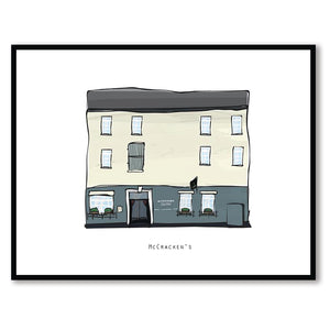 MCCRACKEN’S - Belfast Pub Print - Made in Ireland