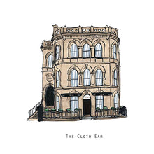 Load image into Gallery viewer, The CLOTH EAR - Belfast Pub Print - Made in Ireland
