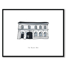 Load image into Gallery viewer, The BLACK BOX - Belfast Pub Print - Made in Ireland
