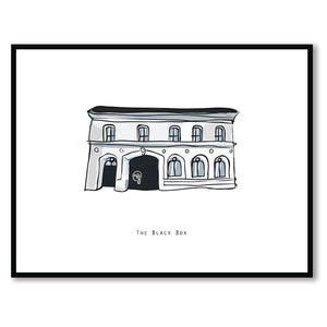 The BLACK BOX - Belfast Pub Print - Made in Ireland