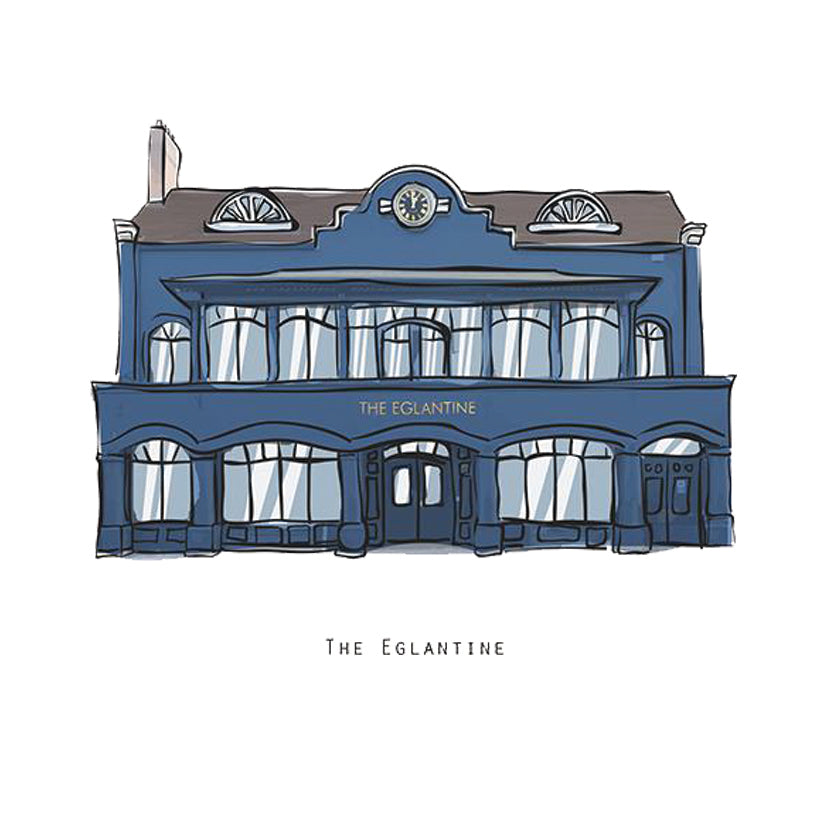 The EGLANTINE - Belfast Pub Print - Made in Ireland