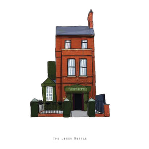 The JEGGY NETTLE - Belfast Pub Print - Made in Ireland
