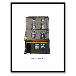 The GARRICK - Belfast Pub Print - Made in Ireland