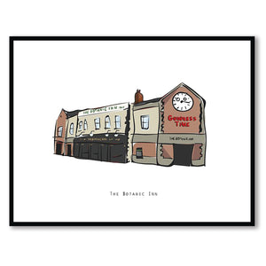 BOTANIC INN - Belfast Pub Print - Made in Ireland
