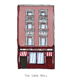 The LONG HALL - Dublin Pub Print - Made in Ireland
