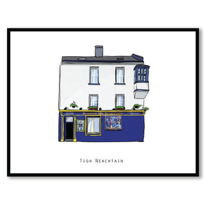 TIGH NEACTAIN - Galway Pub Print - Made in Ireland