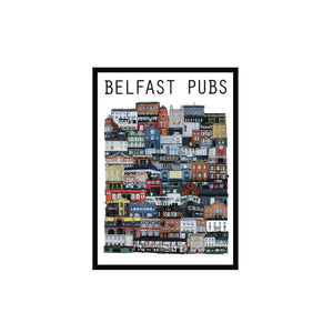 BELFAST Pubs - Ultimate Bar Print - Made in Ireland