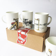 Load image into Gallery viewer, Belfast&#39;s Harland &amp; Wolff - Bone China Mugs (Set of Four)
