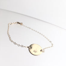 Load image into Gallery viewer, TREE DISC Bracelet Gold Plated
