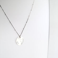 Load image into Gallery viewer, CONSTELLATION DISC PENDANT Necklace Silver
