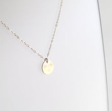 Load image into Gallery viewer, TREE DISC PENDANT Necklace Gold Plated

