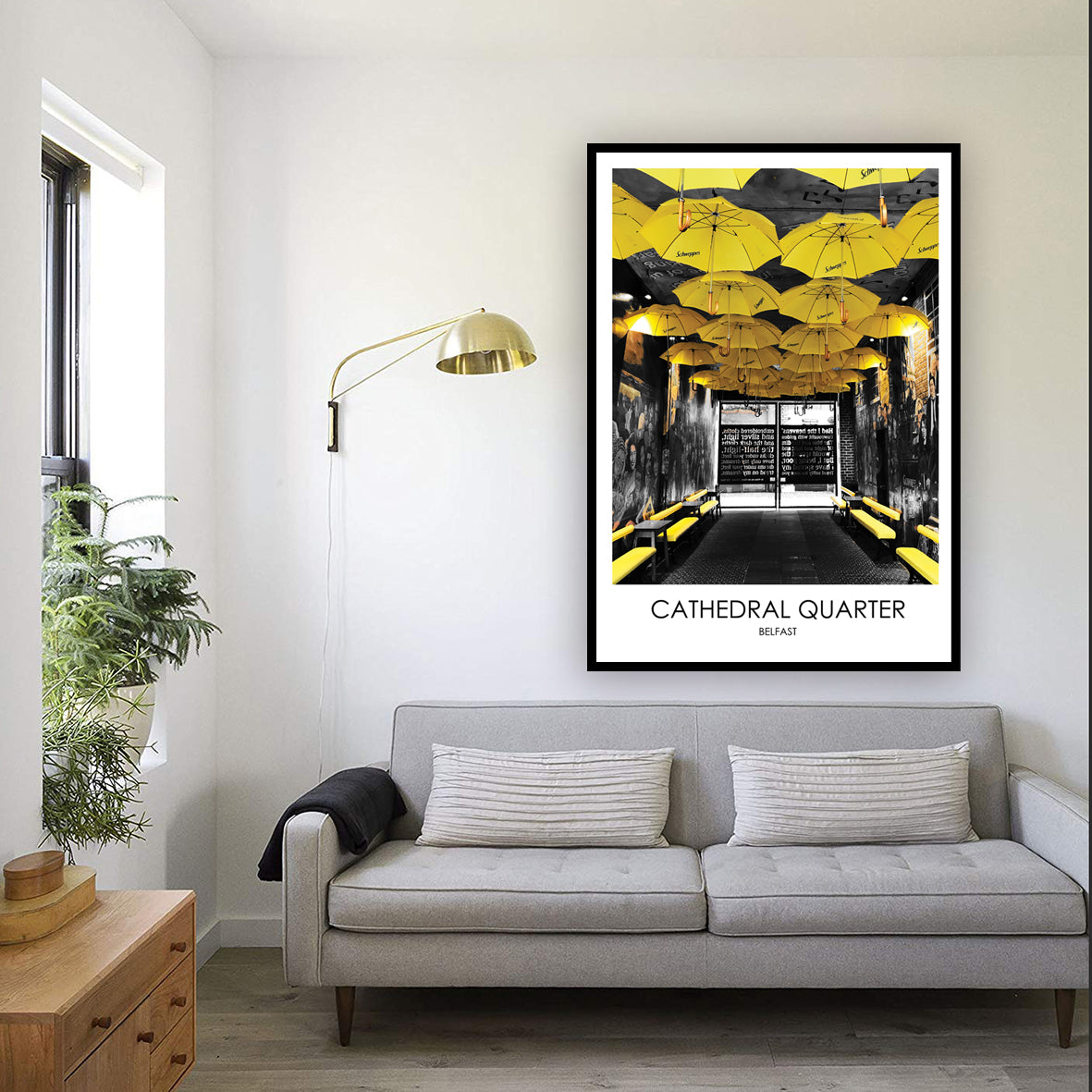 THE CATHEDRAL QUARTER Belfast - Contemporary Photography Print from Northern Ireland