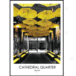 THE CATHEDRAL QUARTER Belfast - Contemporary Photography Print from Northern Ireland