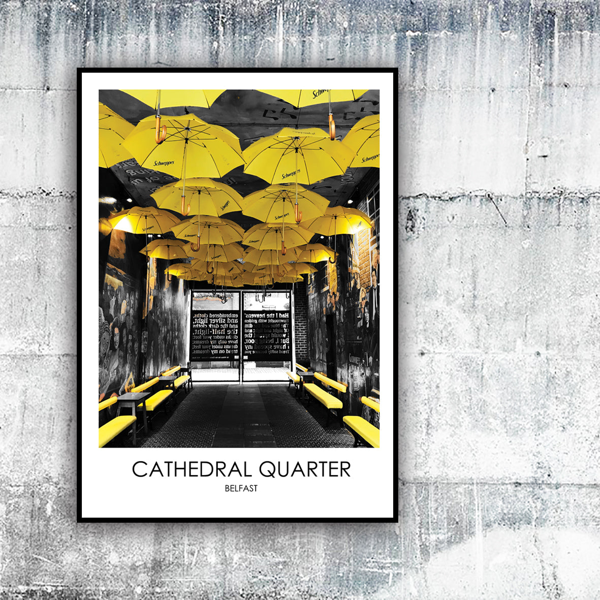 THE CATHEDRAL QUARTER Belfast - Contemporary Photography Print from Northern Ireland